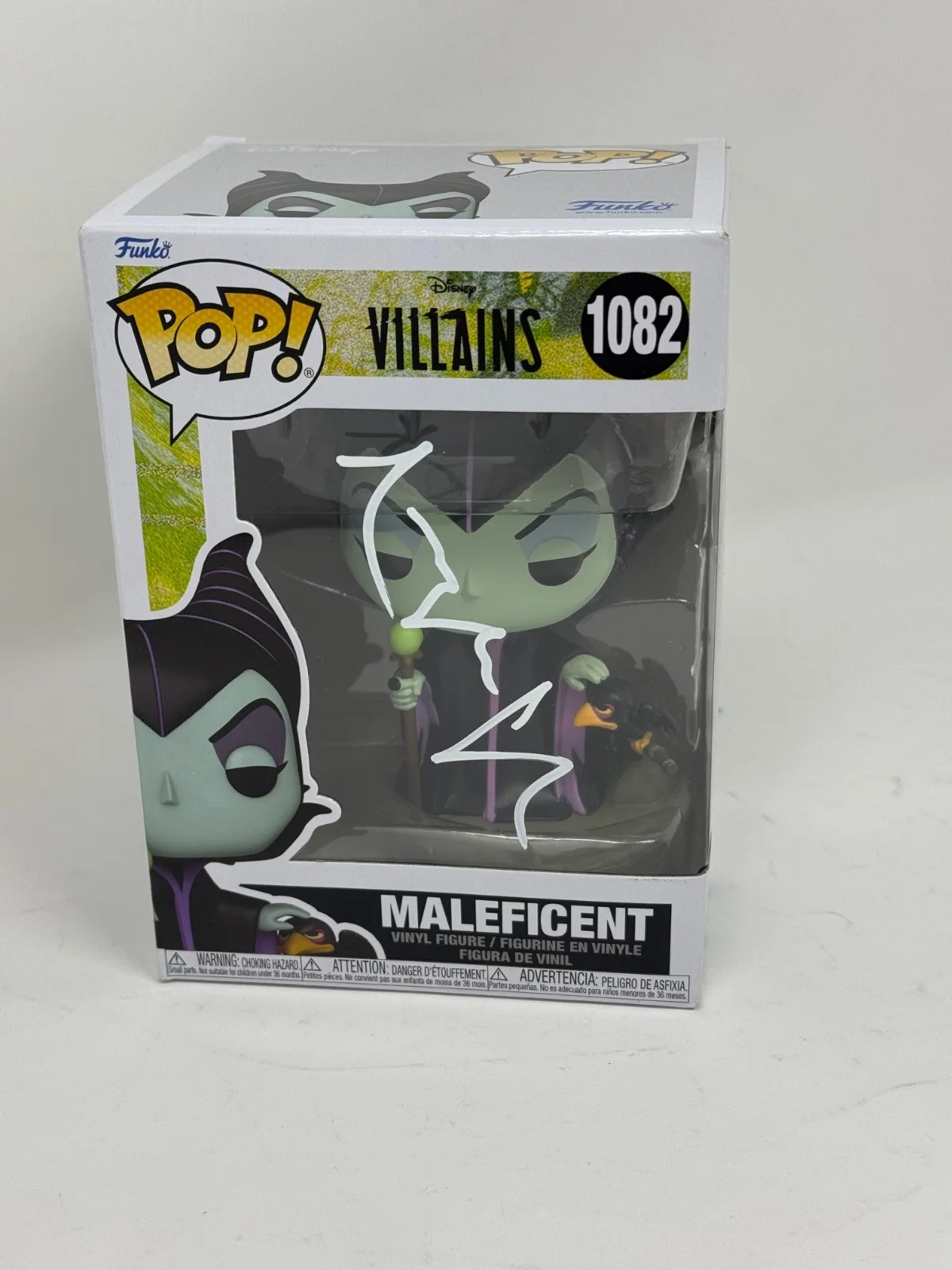 Angelina Jolie — Angelina Jolie Signed Autograph Maleficent Funko Pop Disney Villians #1082 JSA, image 3