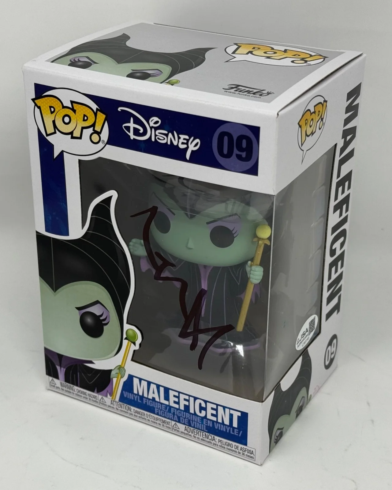 Angelina Jolie — Angelina Jolie Signed Autograph Maleficent Funko Pop Disney Figure #09 JSA COA, изображение 4