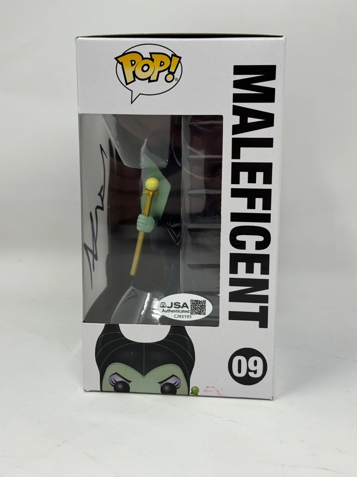 Angelina Jolie — Angelina Jolie Signed Autograph Maleficent Funko Pop Disney Figure #09 JSA COA, изображение 5