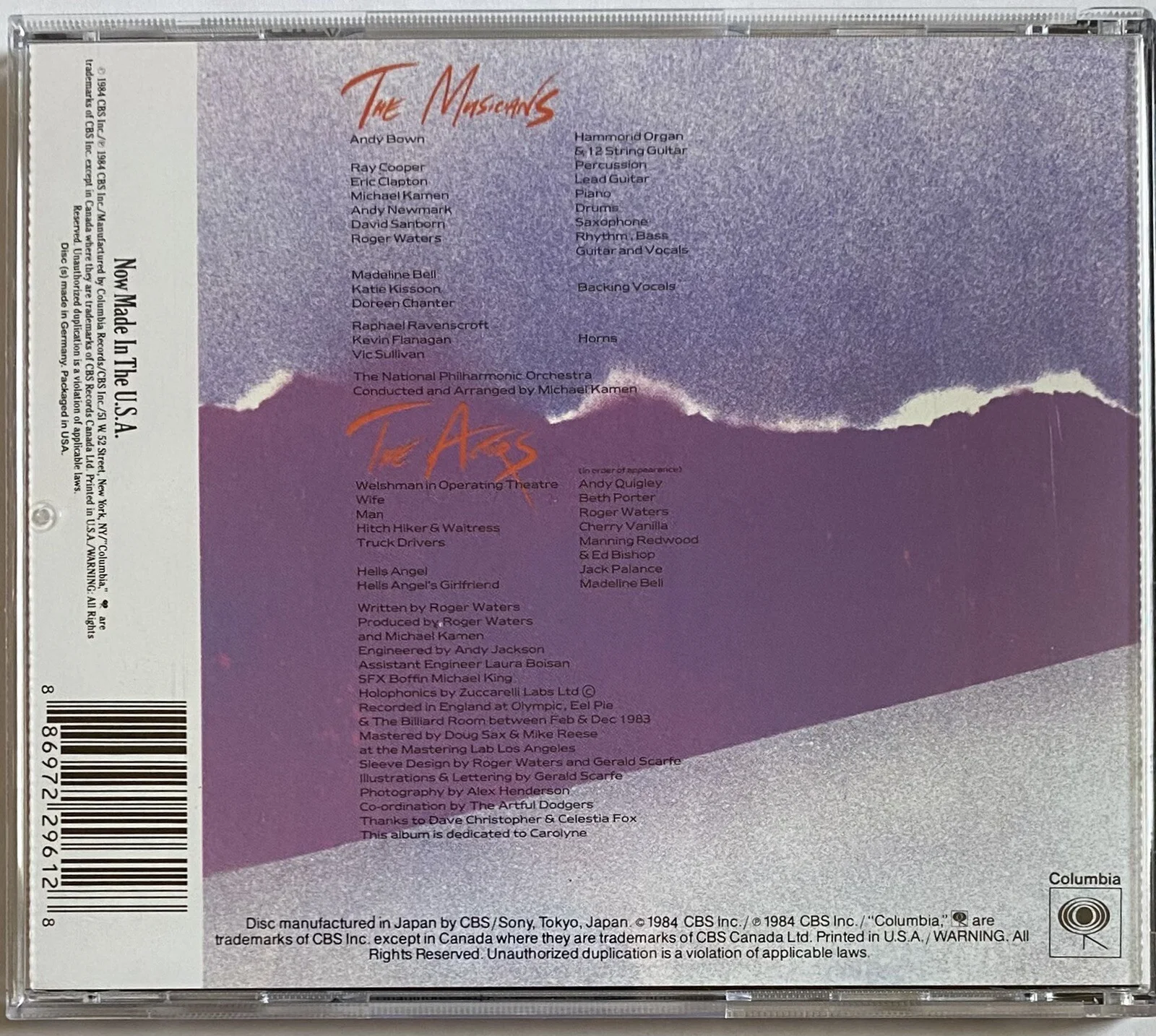 ROGER WATERS AUTOGRAPHED SIGNED THE PROS AND CONS OF HITCHHIKING CD - PINK FLOYD, изображение 2