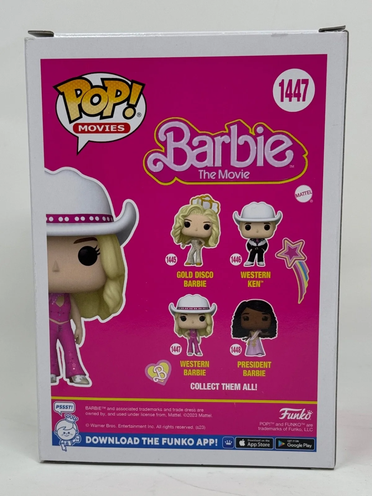 Greta Gerwig — Greta Gerwig "Barbie" Signed Autograph Western Barbie Funko Pop Director JSA COA, image 5