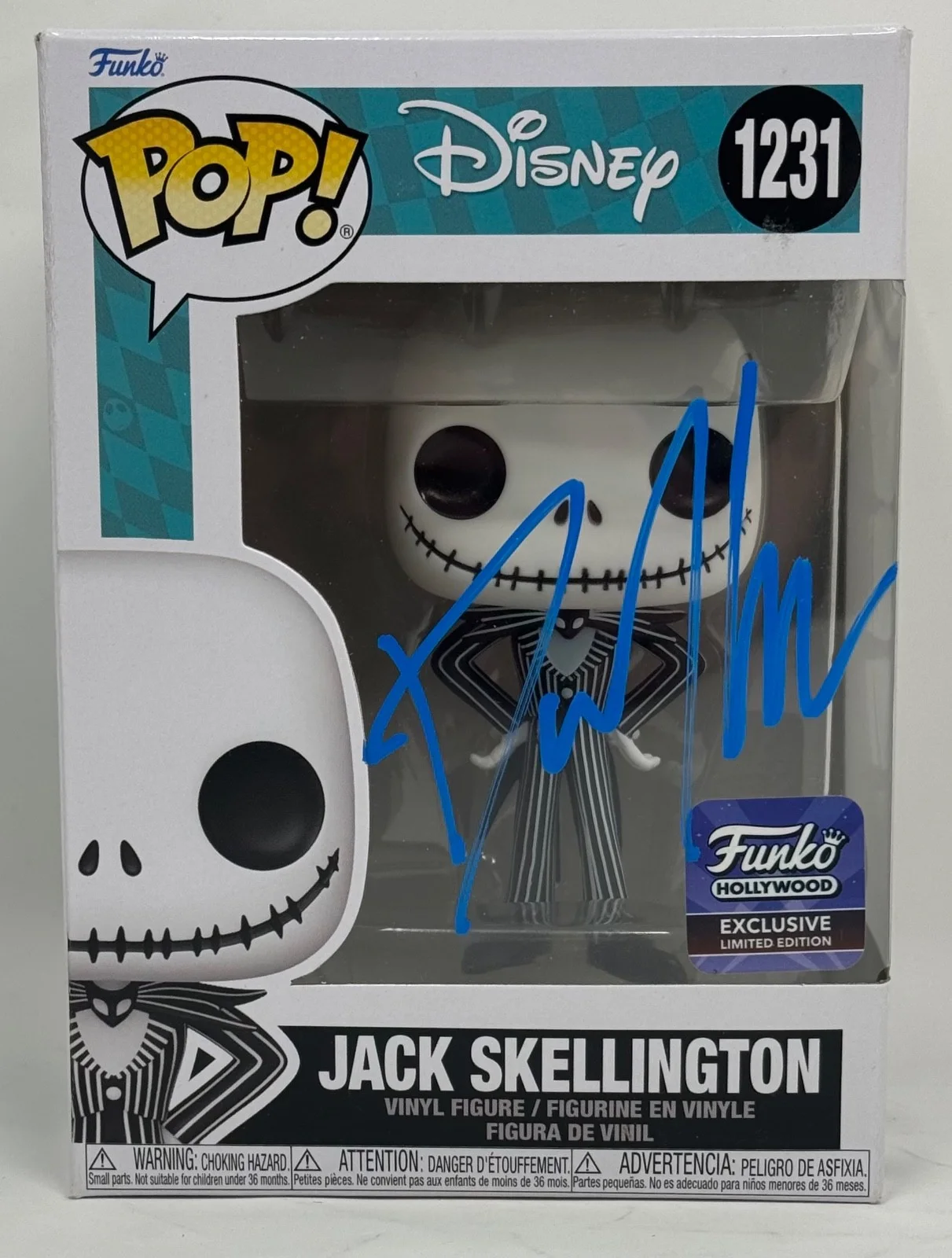 Danny Elfman — Danny Elfman Signed Jack Skellington Funko Pop #1231 Disney Autograph JSA COA, изображение 3