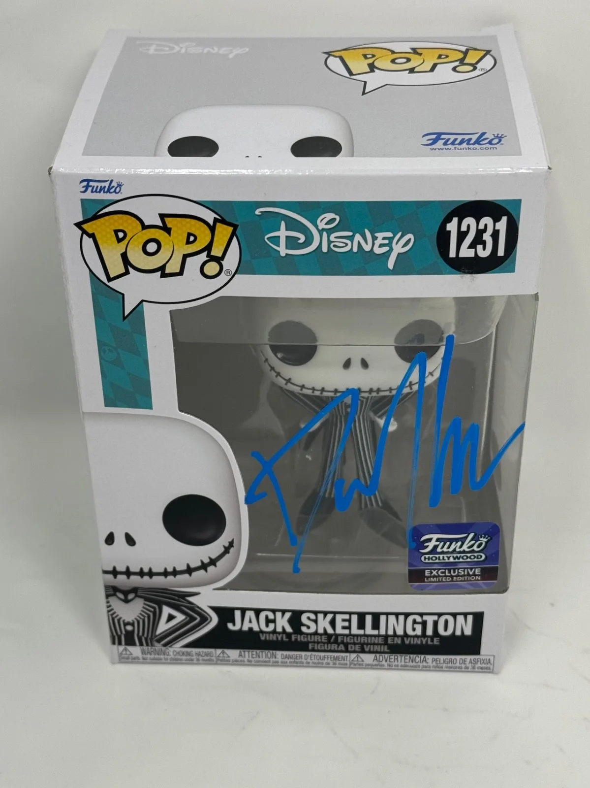 Danny Elfman — Danny Elfman Signed Jack Skellington Funko Pop #1231 Disney Autograph JSA COA, изображение 4