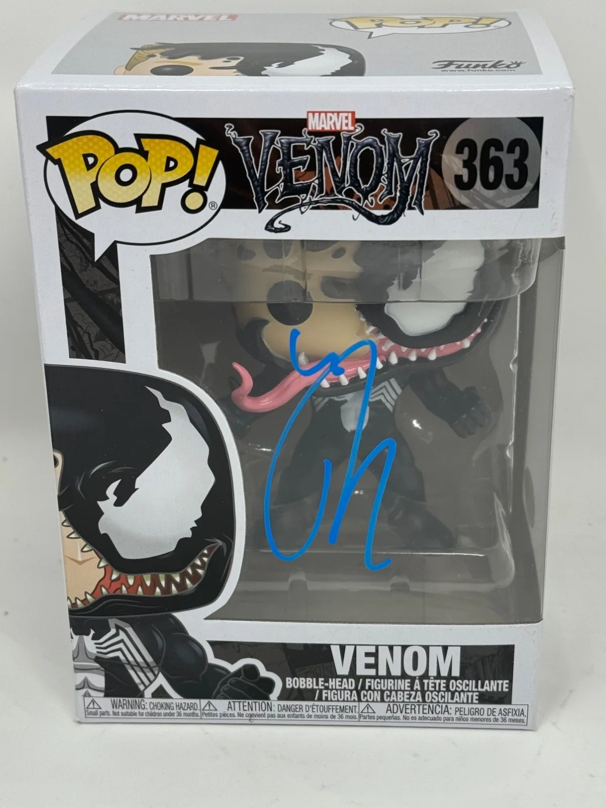 Tom Hardy — Tom Hardy Signed Autograph Venom Funko Pop Marvel Venom 363 JSA COA, image 5