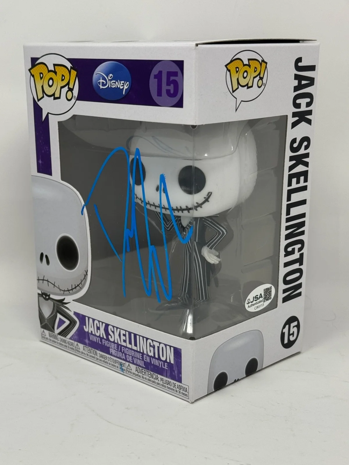 Danny Elfman — Danny Elfman Signed Nightmare Before Christmas Jack Skellington Funko Pop JSA, image 5