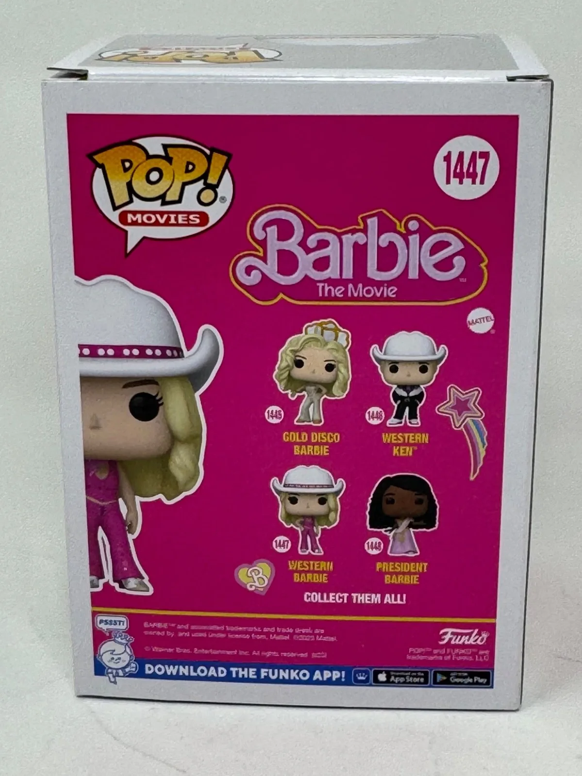 Greta Gerwig — Greta Gerwig "Barbie" Signed Autograph Western Barbie Funko Pop Director JSA COA, image 5