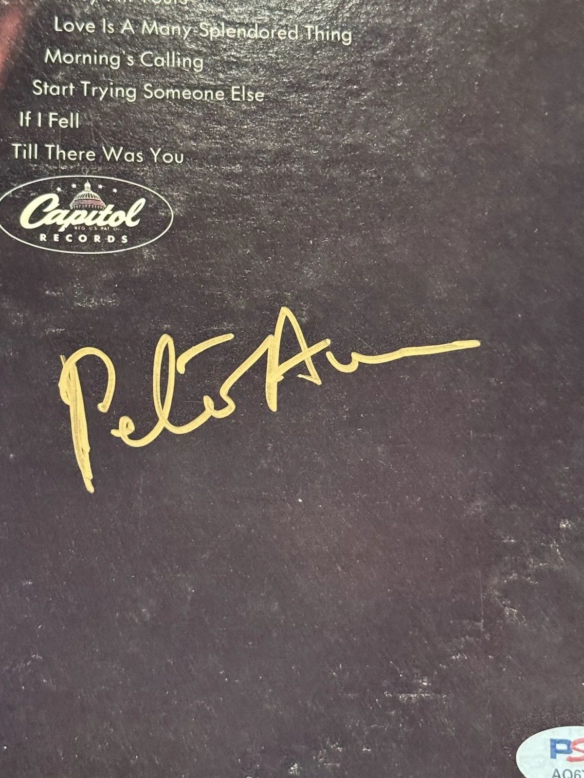 Peter Asher Signed Peter & Gordon Lady Godiva Album Vinyl LP Autograph PSA, image 2