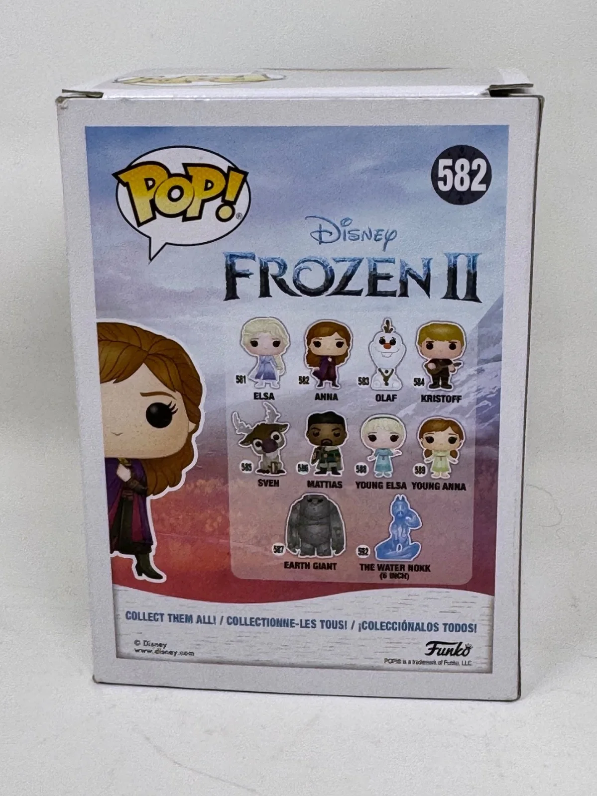 Kristen Bell — Kristen Bell Signed Frozen II Anna Funko Pop #582 Disney Autograph JSA COA, изображение 5