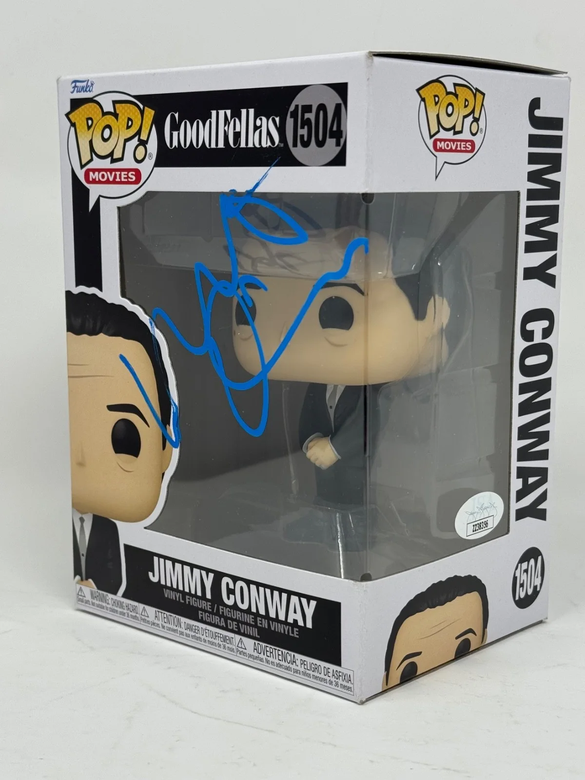 Robert De Niro — Robert De Niro "Goodfellas" Signed Autograph Jimmy Conway Funko Pop 1504 JSA COA, изображение 4