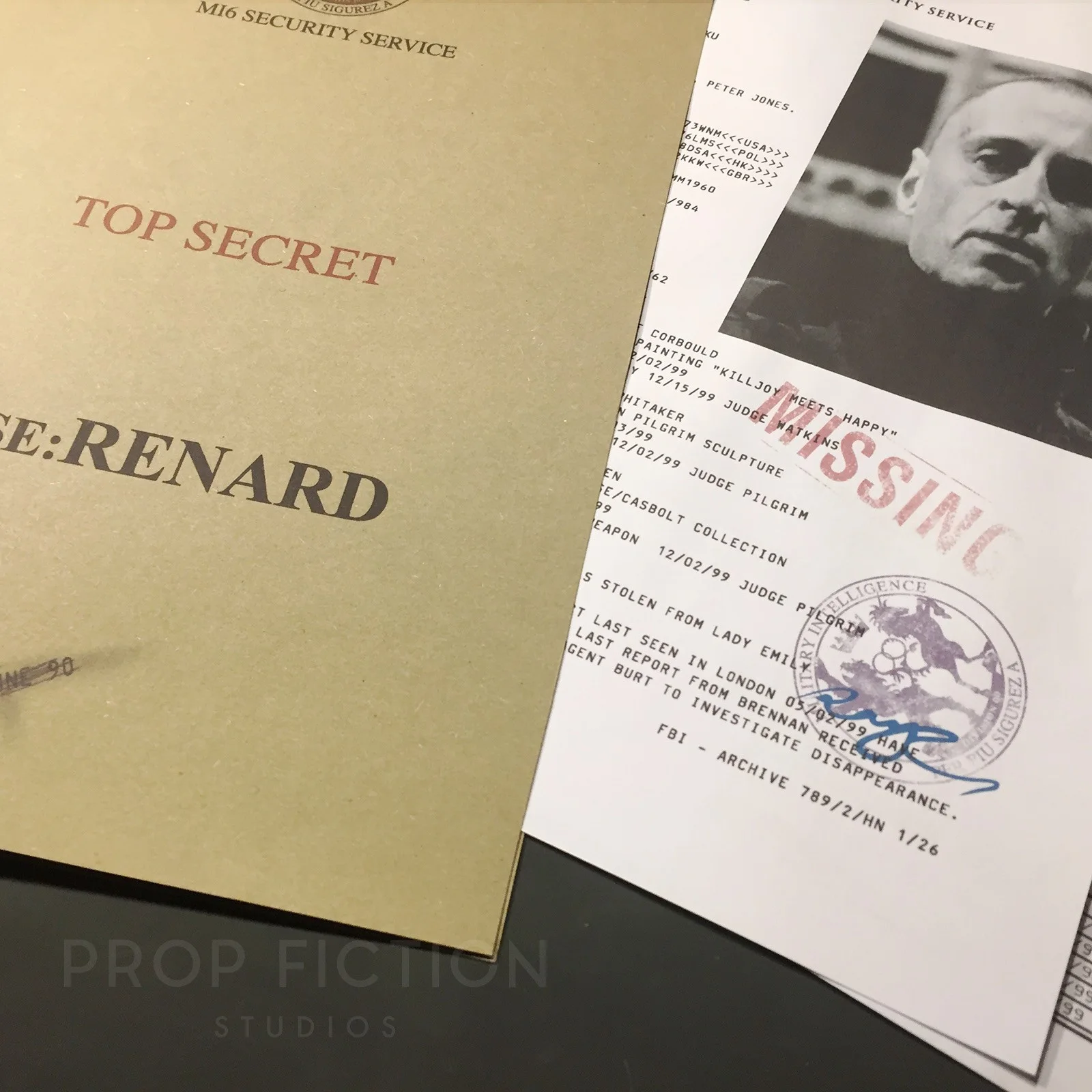 Cosplay Display: World is Not Enough TWINE - Prop MI6 Renard Report Case File, изображение 3