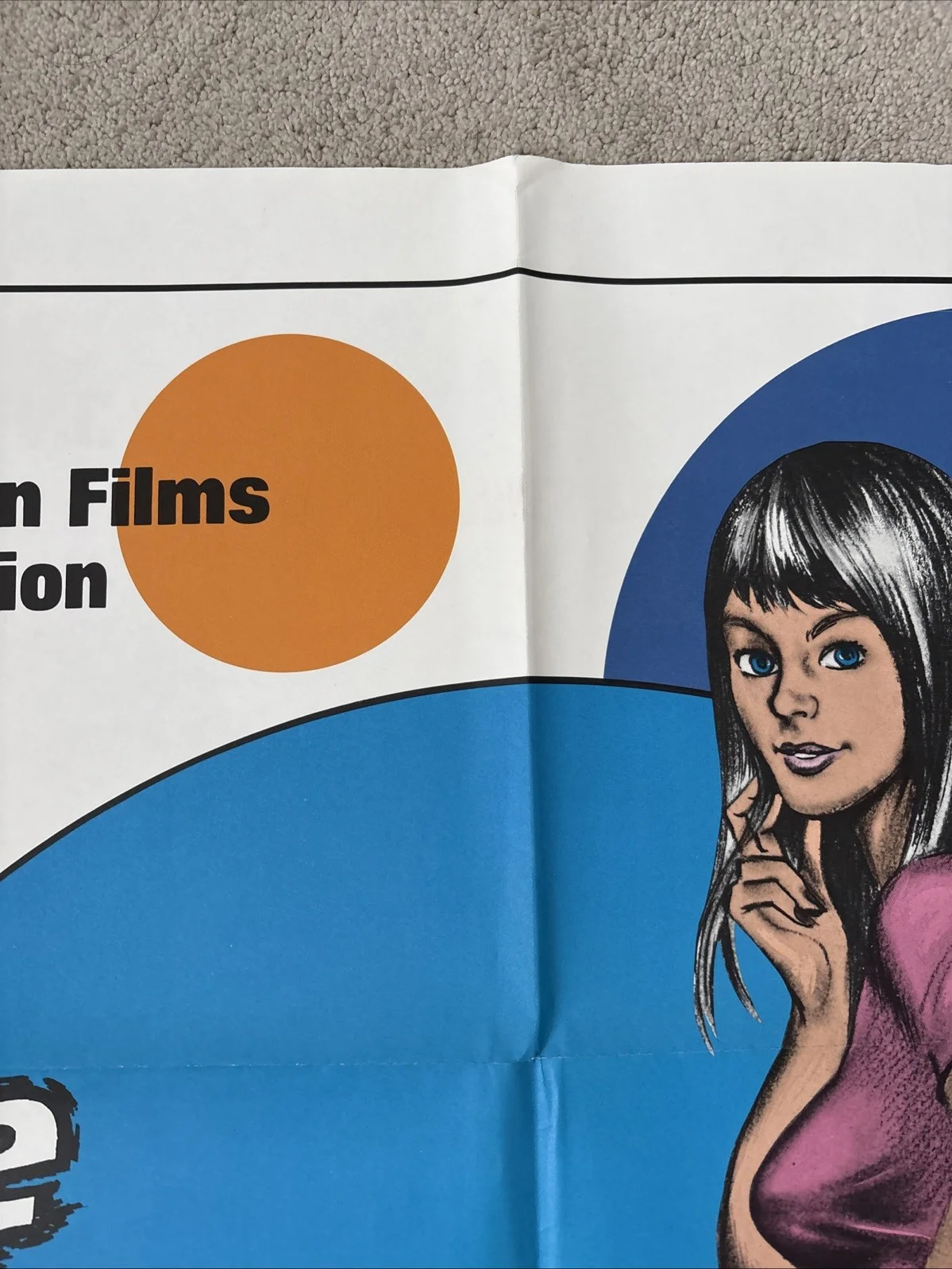 The Blue Balloon (1973) Original US One Sheet Movie Poster, image 3