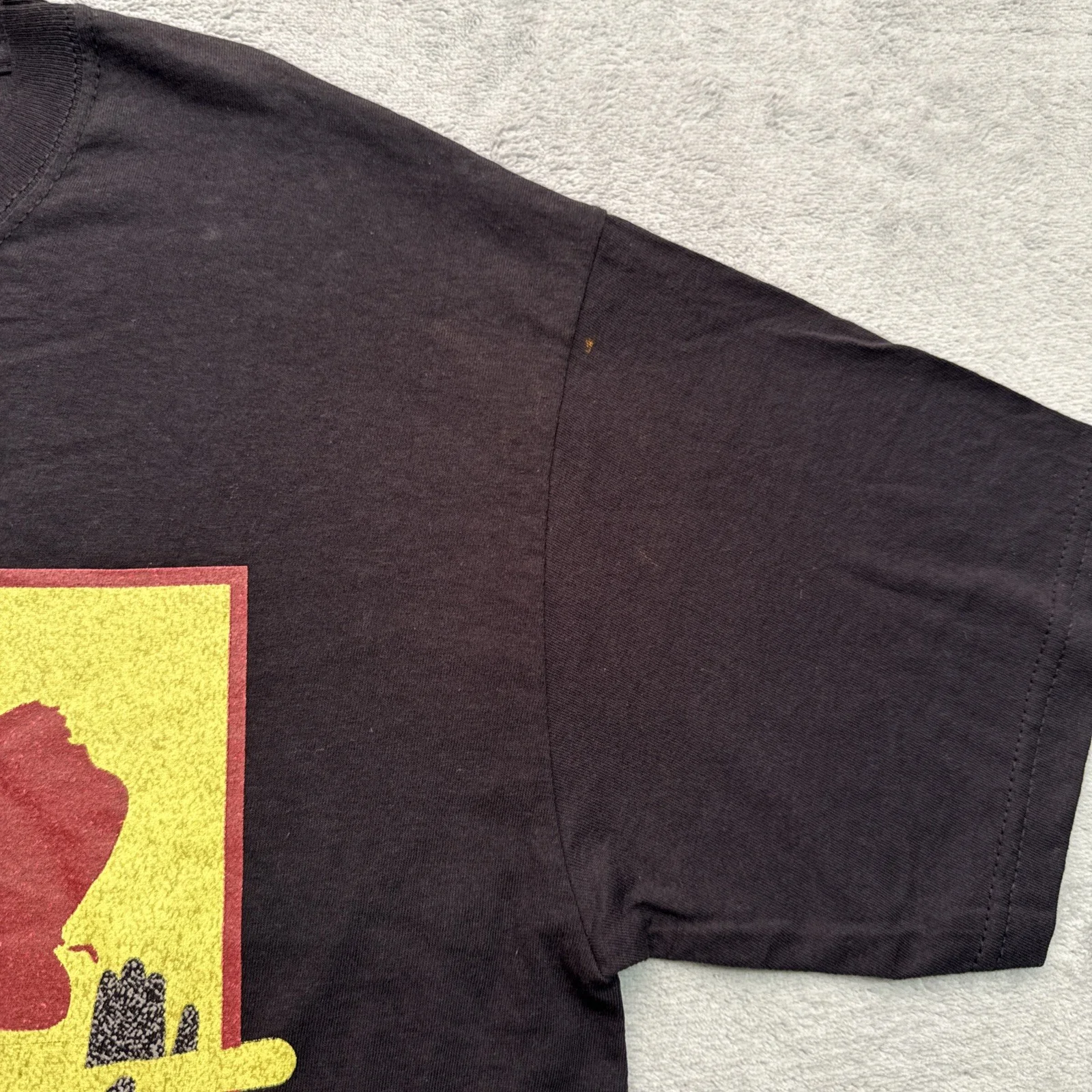 Vintage Bruce Lee Enter The Dragon T-Shirt Fruit Of The Loom Black Graphic M, изображение 4