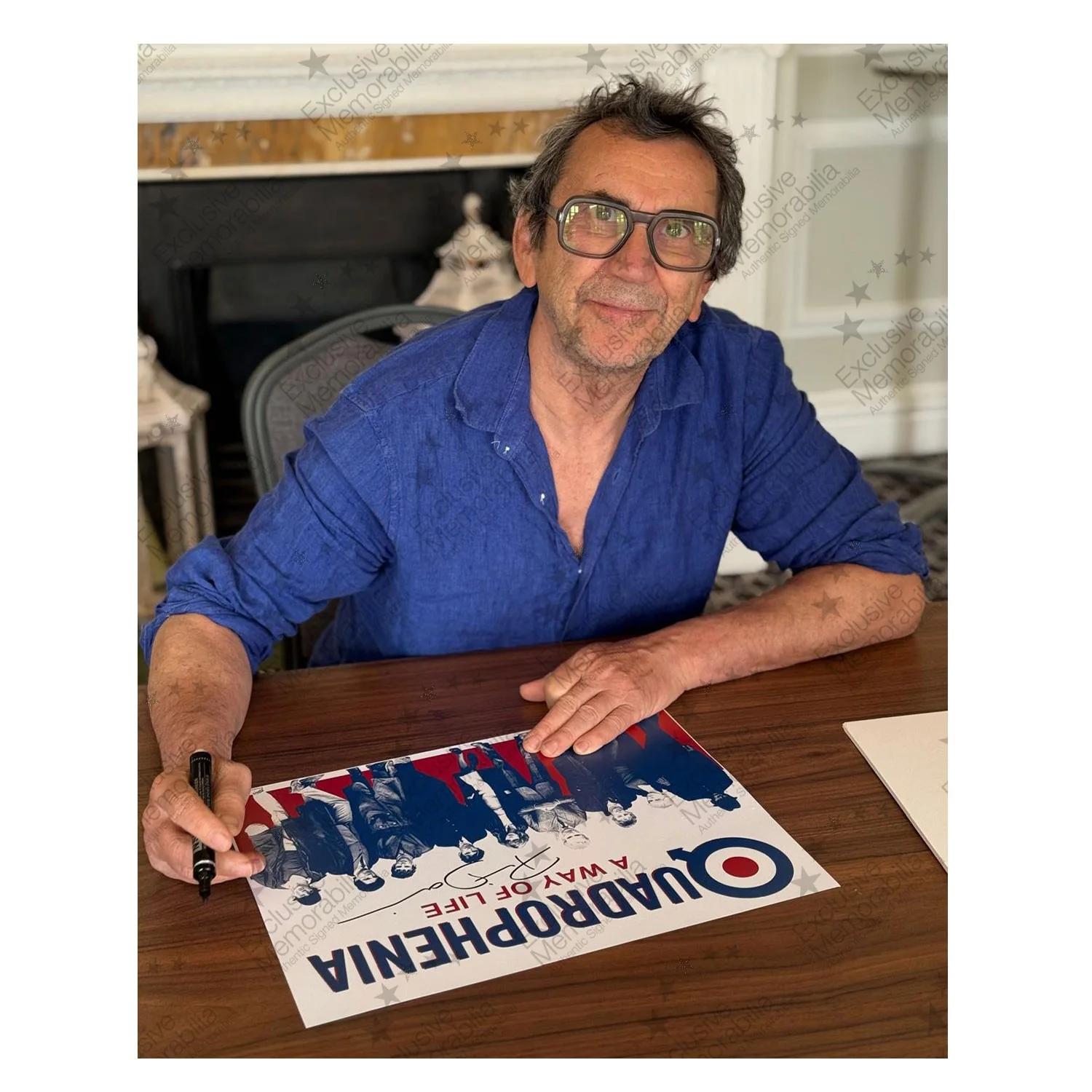 Phil Daniels — Phil Daniels Signed Quadrophenia Poster. Deluxe Frame, image 2