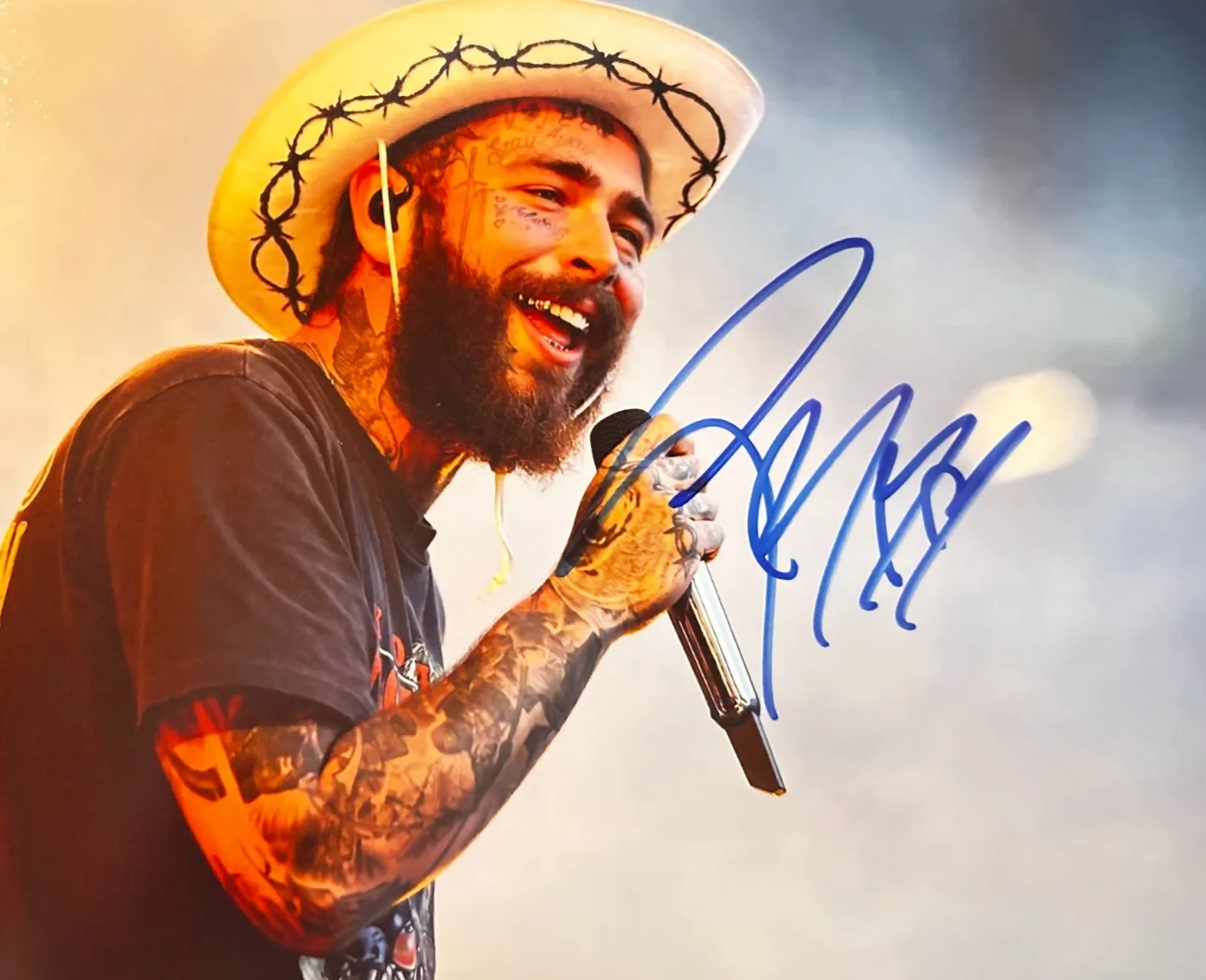 POST MALONE Hand Signed 8x10" Authentic Original Autograph, image 4