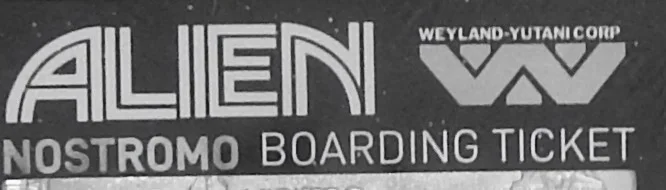 ALIEN LIMITED EDITION SILVER PLATED NOSTROMO BOARDING TICKET - FREE UK P&P, изображение 2