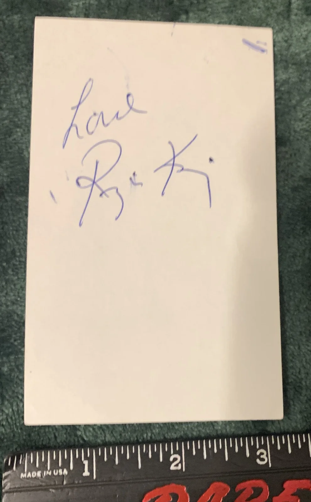 Kristy Swanson, Sherry Lansing, Regina King, Camryn Manheim — 4 Vintage Hollywood Signed Index Cards Kristy Swanson Regina King Sherry Lansing, image 5