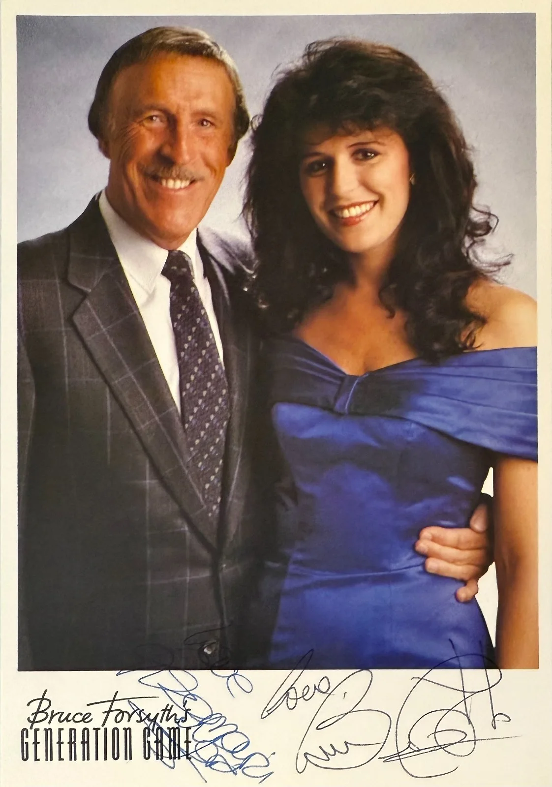 Bruce Forsyth, Rosemary Ford — BRUCE FORSYTH & ROSEMARY FORD Signed Autograph 4" x 6" PHOTO THE GENERATION GAME, изображение 3