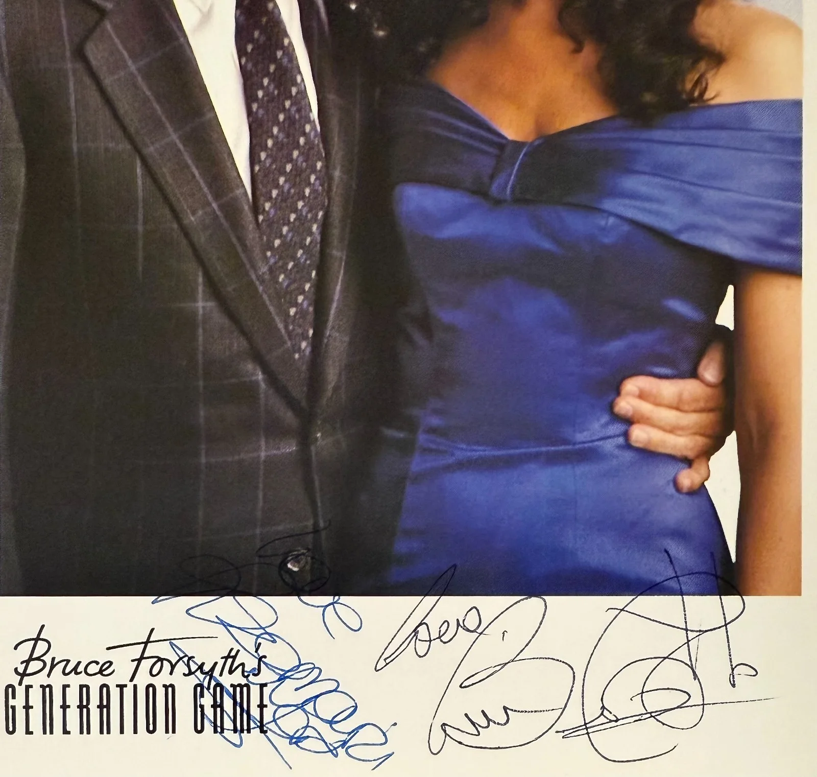 Bruce Forsyth, Rosemary Ford — BRUCE FORSYTH & ROSEMARY FORD Signed Autograph 4" x 6" PHOTO THE GENERATION GAME, изображение 4