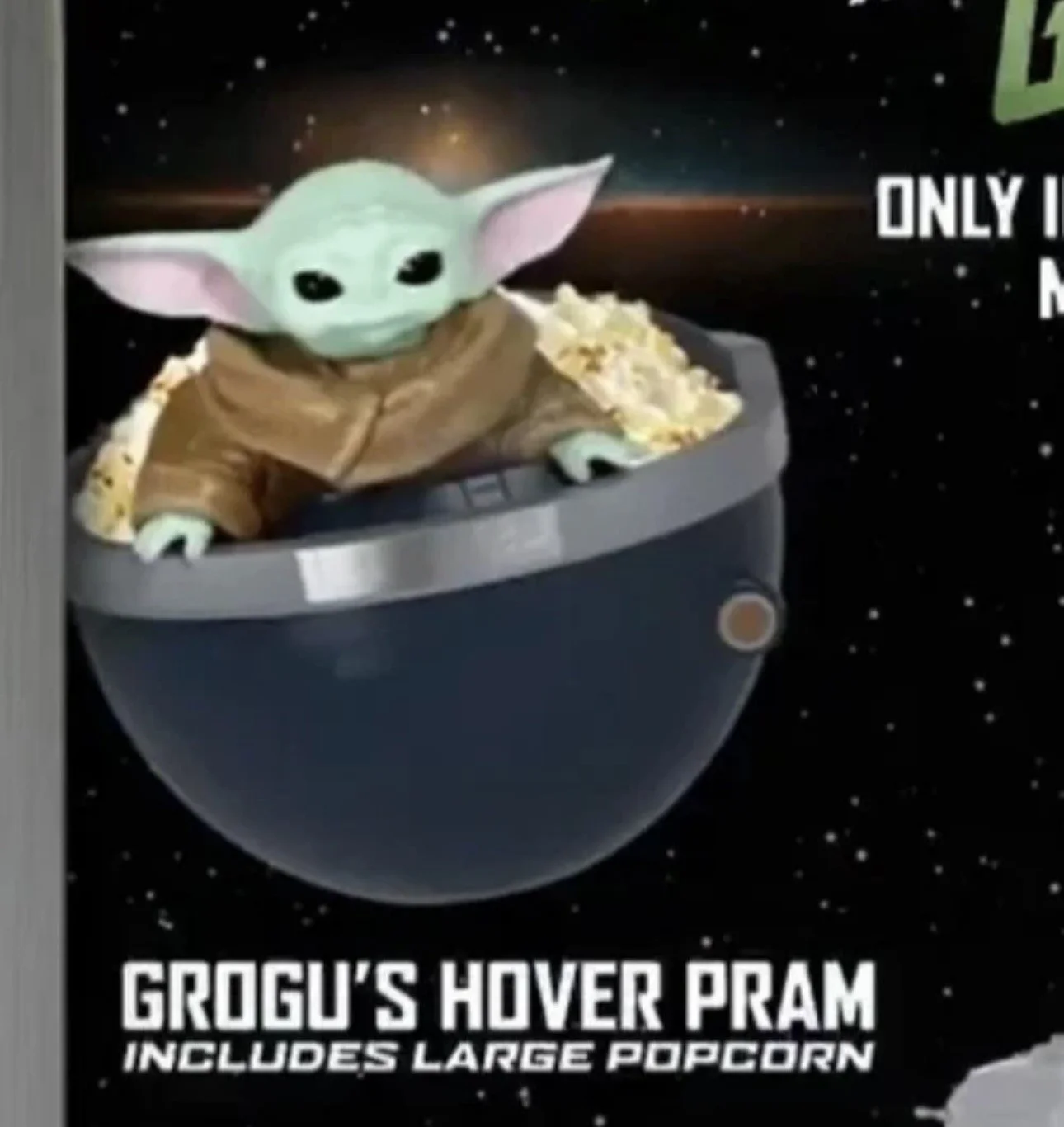 The Mandalorian and Grogu Grogu's Hover Pram Popcorn Bucket (Pre Ordered), image 2