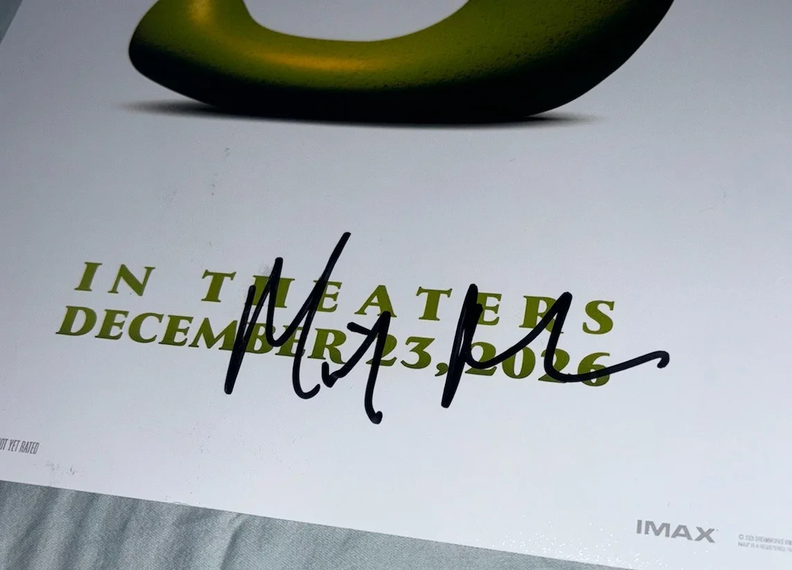 Mike Myers Signed 12x18 Photo Shrek 5 With Proof, изображение 2