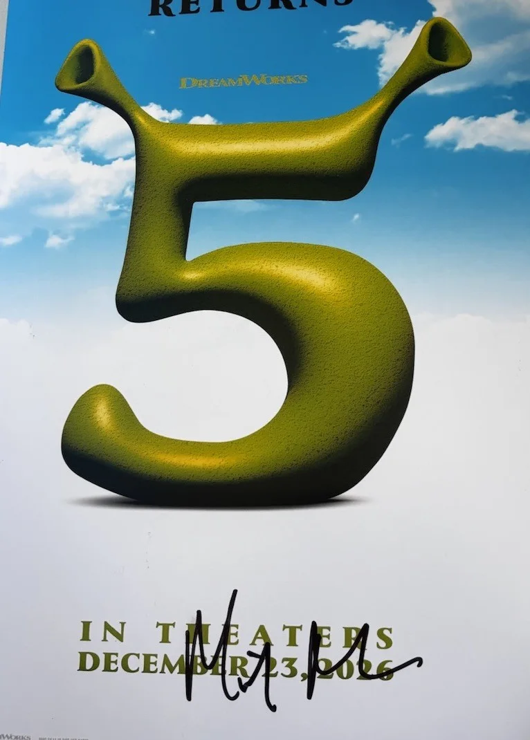 Mike Myers Signed 12x18 Photo Shrek 5 With Proof, изображение 3