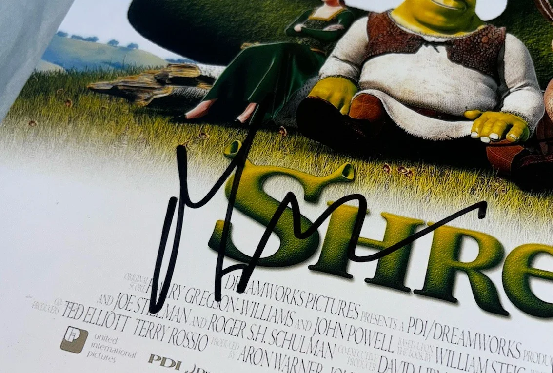 Mike Myers & Jeffrey Katzenberg Signed 12x18 Photo Shrek With Proof, изображение 2