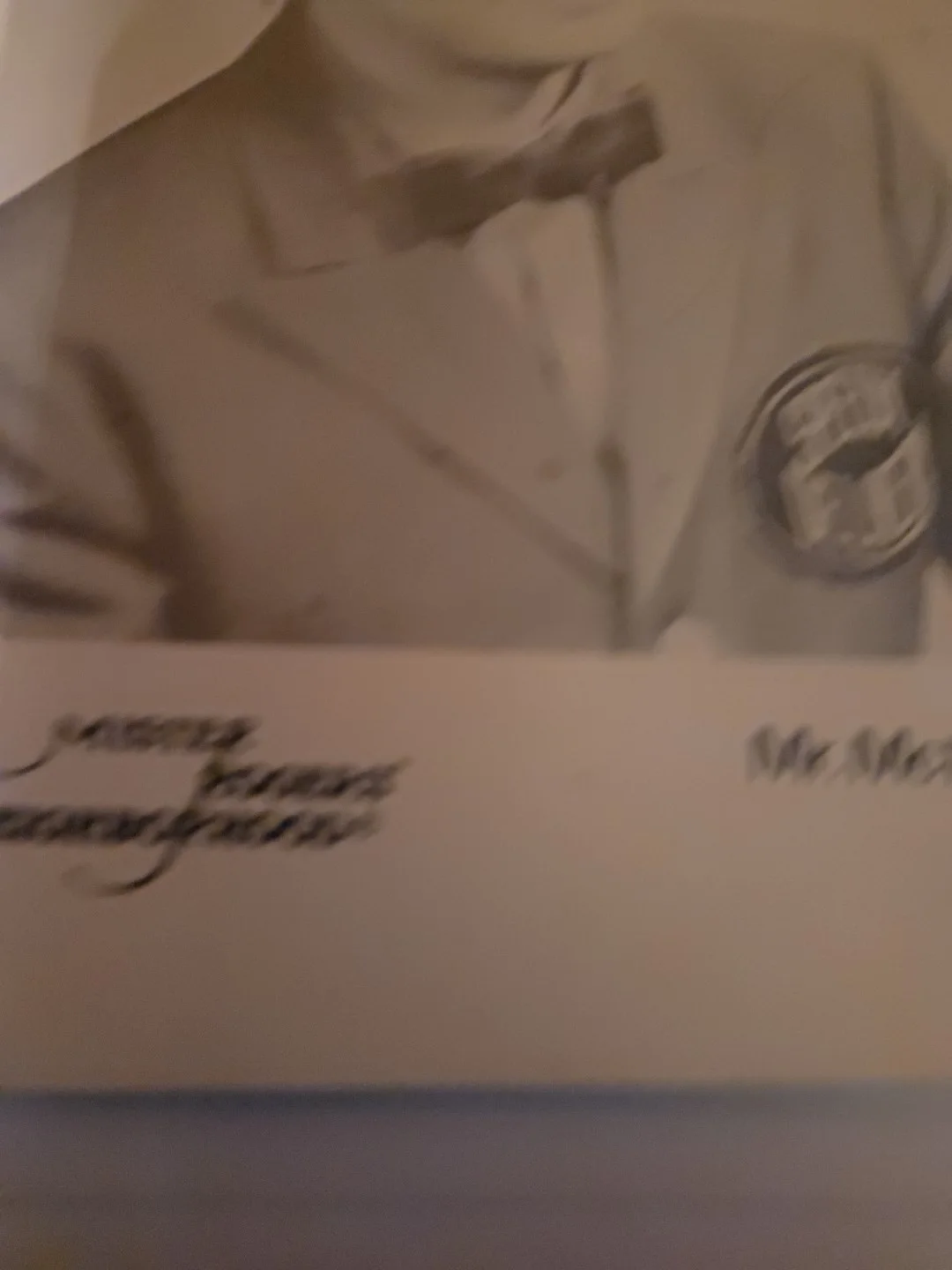 David Newell — David Newell Actor Autographed Photo "Mr. Rogers' Neighborhood" Mr. McFeely, image 5