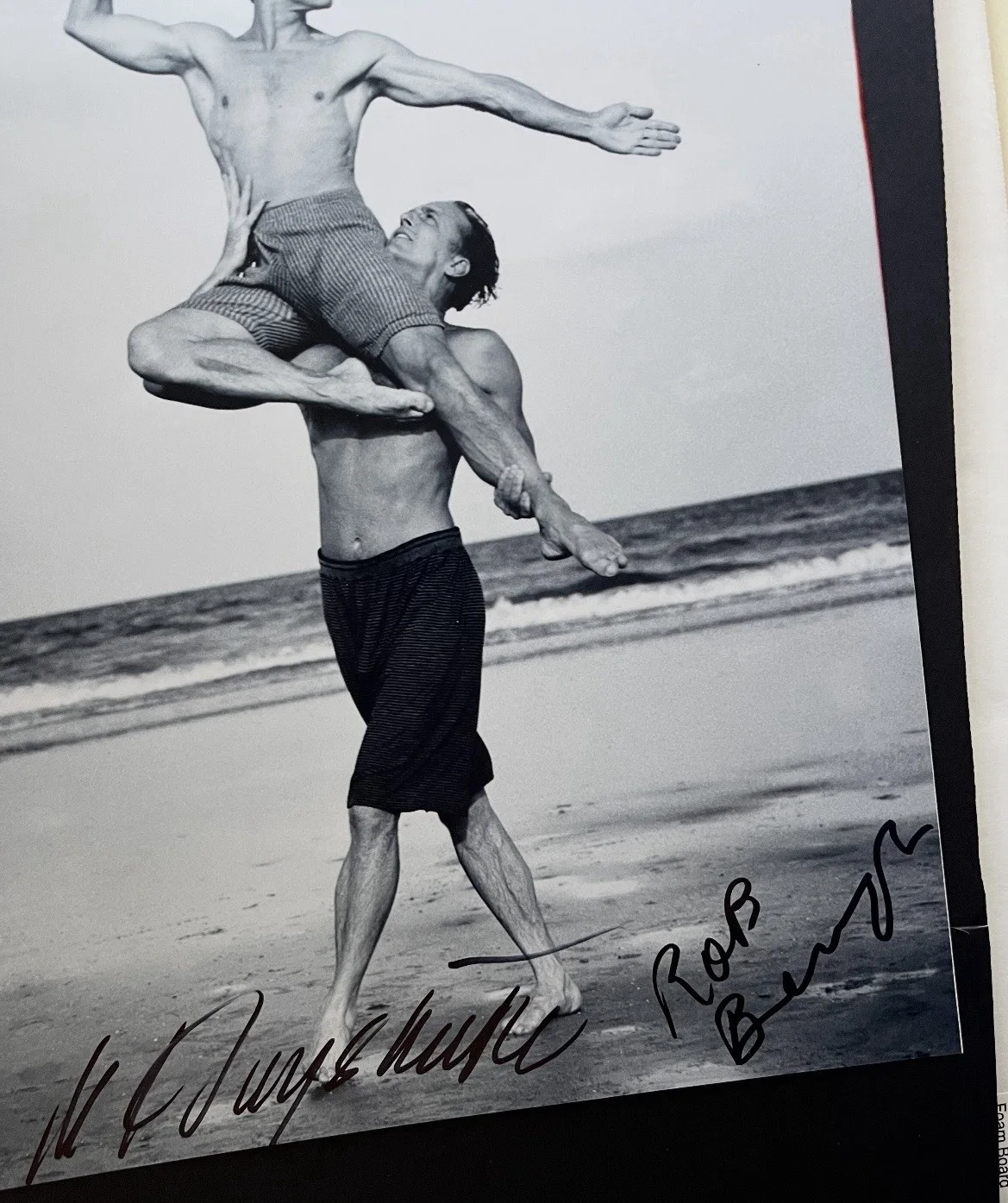 Mikhail Baryshnikov ballet dancer signed autograph 11x14" photo JSA LOA, image 2