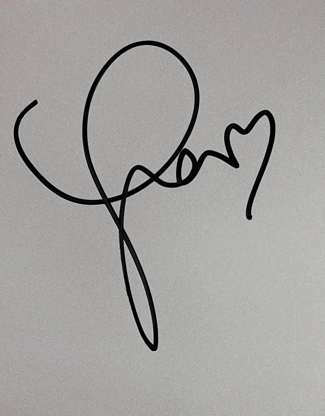 Taylor Swift Signed Photo, Mint Auto with Heart. JSA, image 2