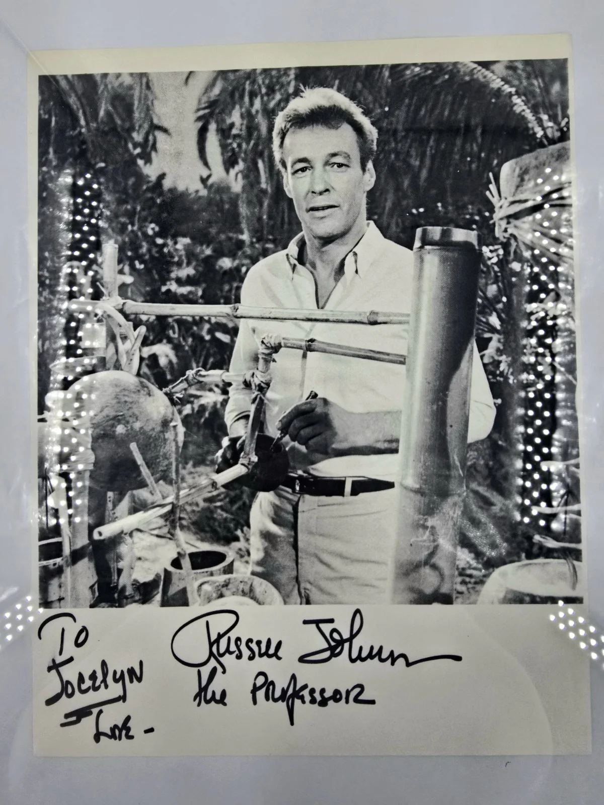 Russell Johnson — RUSSELL JOHNSON AUTOGRAPHED SIGNED PHOTO The Professor From Gillligan's Island, изображение 3
