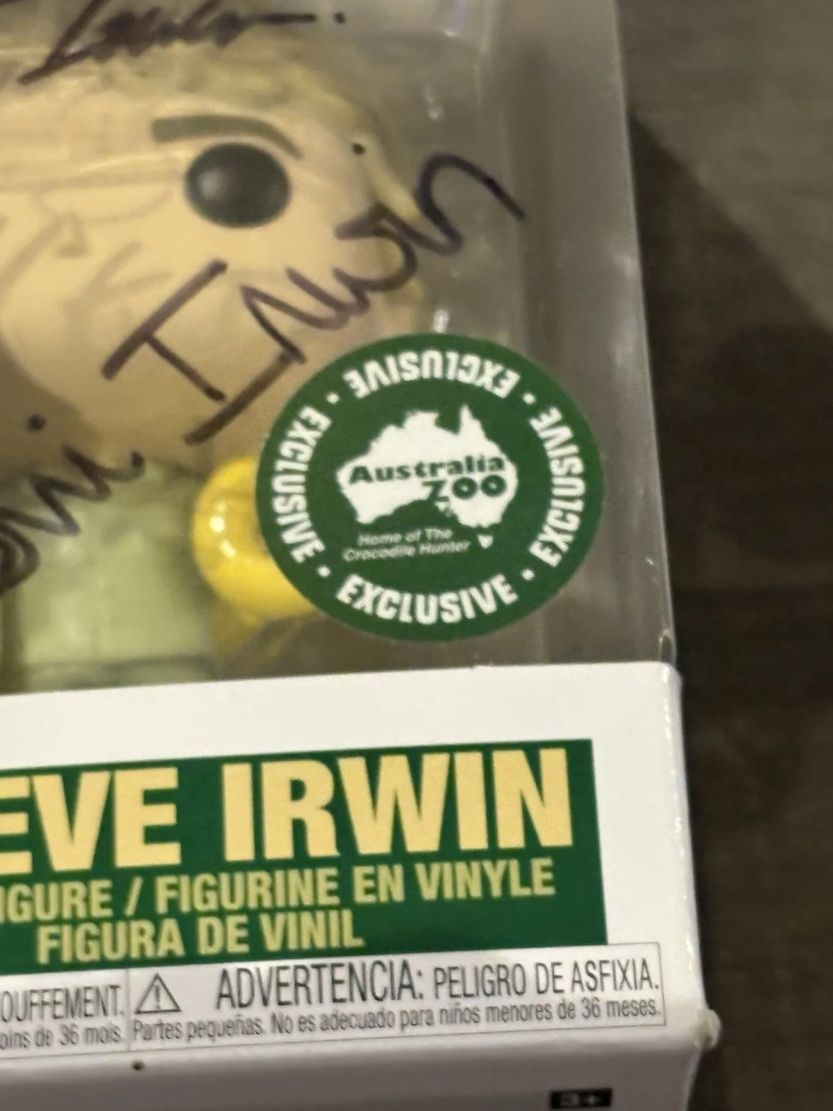 Bindi Terri Robert Irwin — Bindi Terri Robert Irwin Signed Steve Irwin Funko Pop Australia Zoo Exclusive, image 4