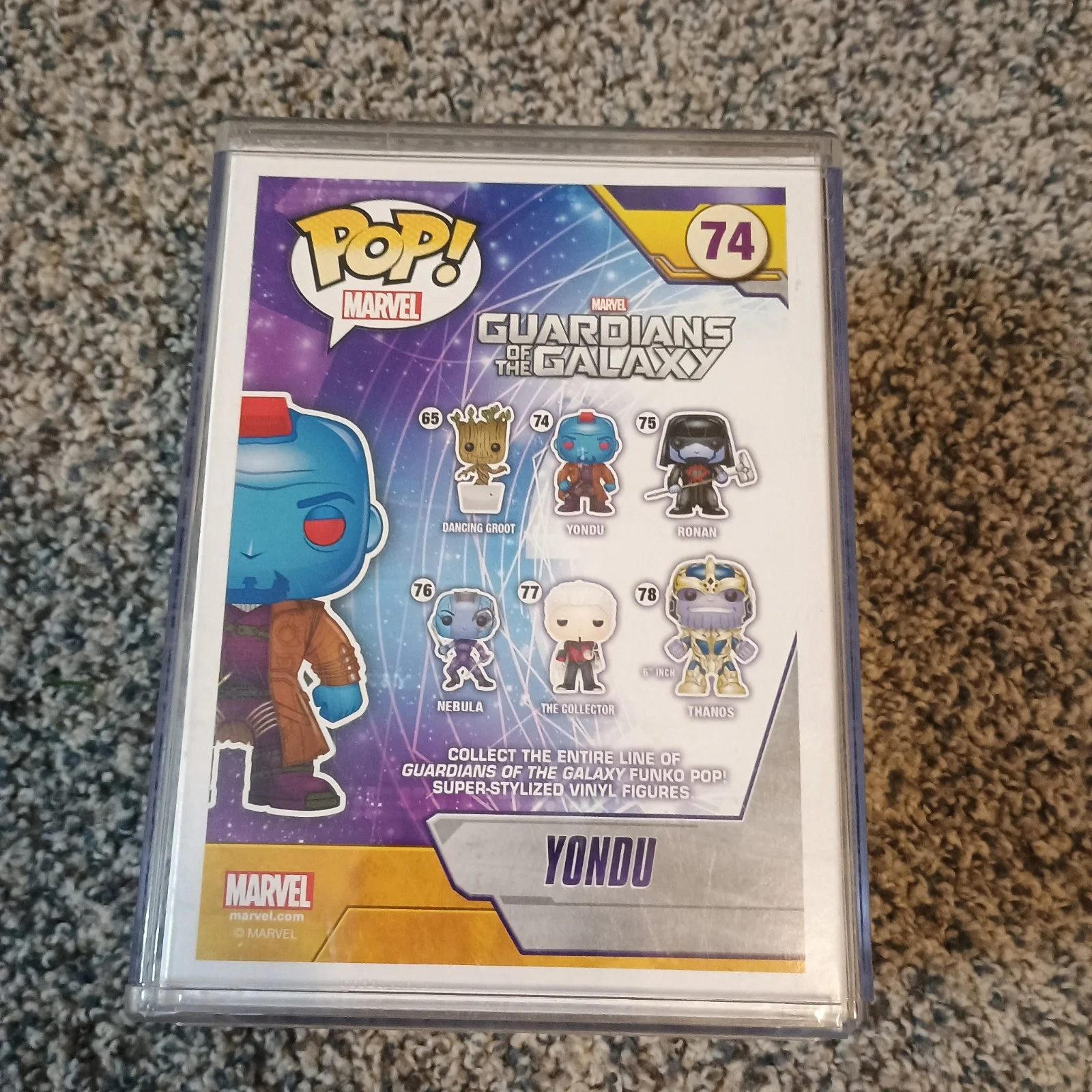 Yondu Funko Pop #74 Signed Michael Rooker No COA Guardians Of The Galaxy Marvel, image 3