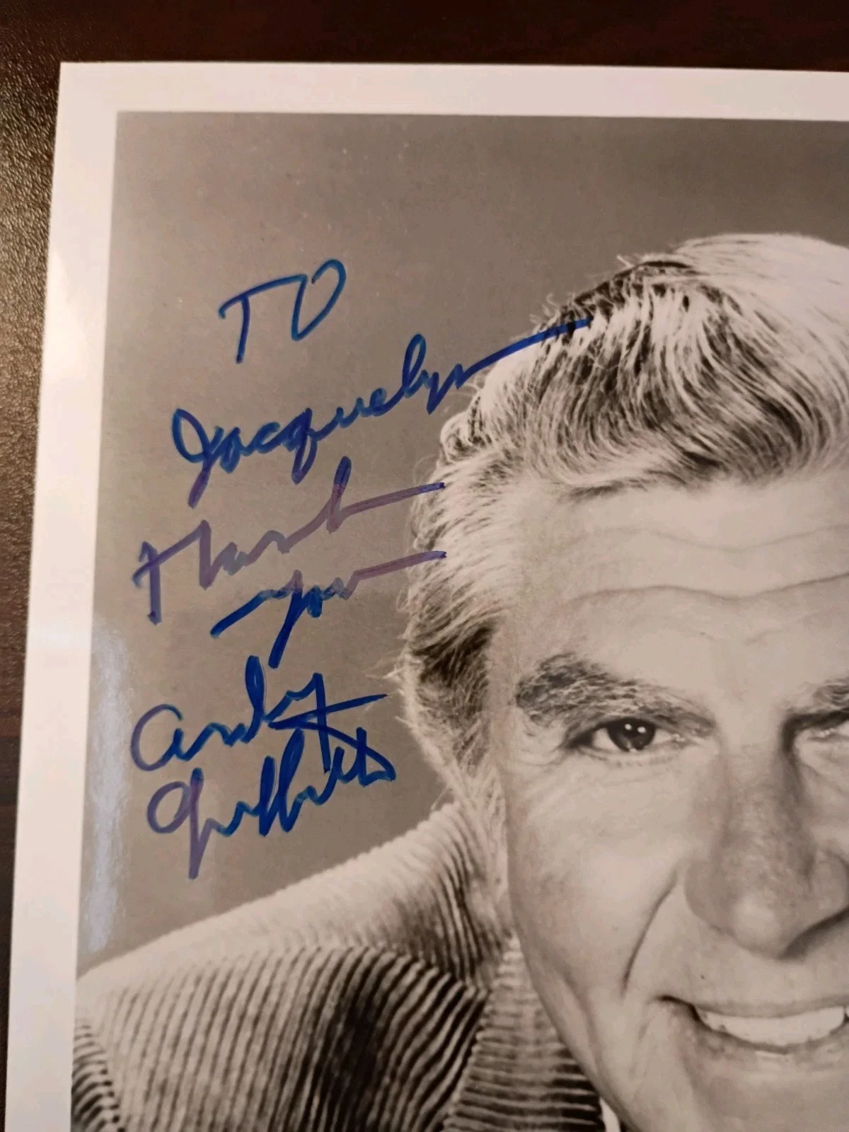 ANDY GRIFFITH Signed Autographed 8x10 Photo..Televison & Movie LEGEND (d.2012), изображение 3
