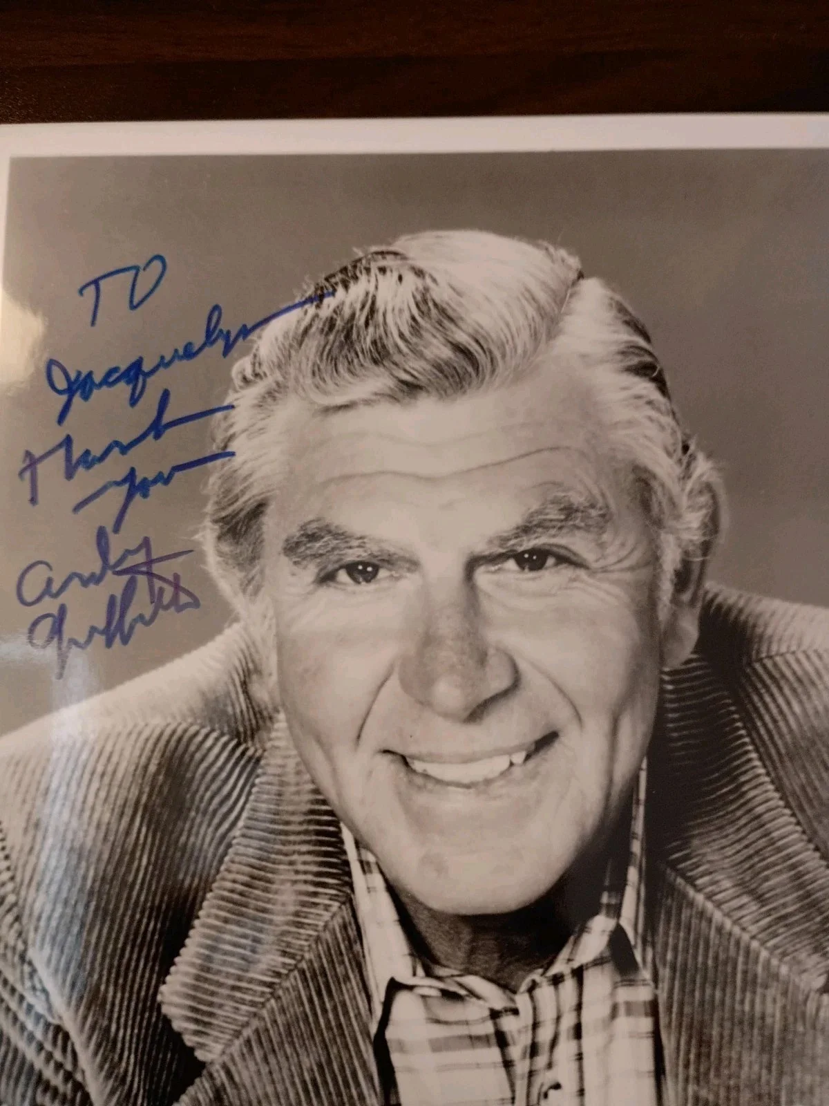 ANDY GRIFFITH Signed Autographed 8x10 Photo..Televison & Movie LEGEND (d.2012), изображение 4