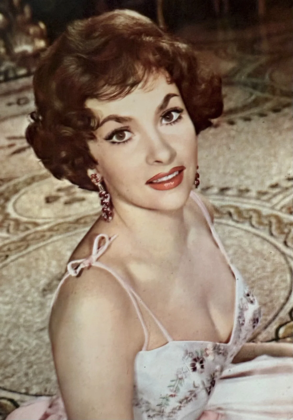 Gina Lollobrigida — GINA LOLLOBRIGIDA Signed Autograph 4x 5 POSTCARD PHOTO Beat the Devil SEX SYMBOL, изображение 5