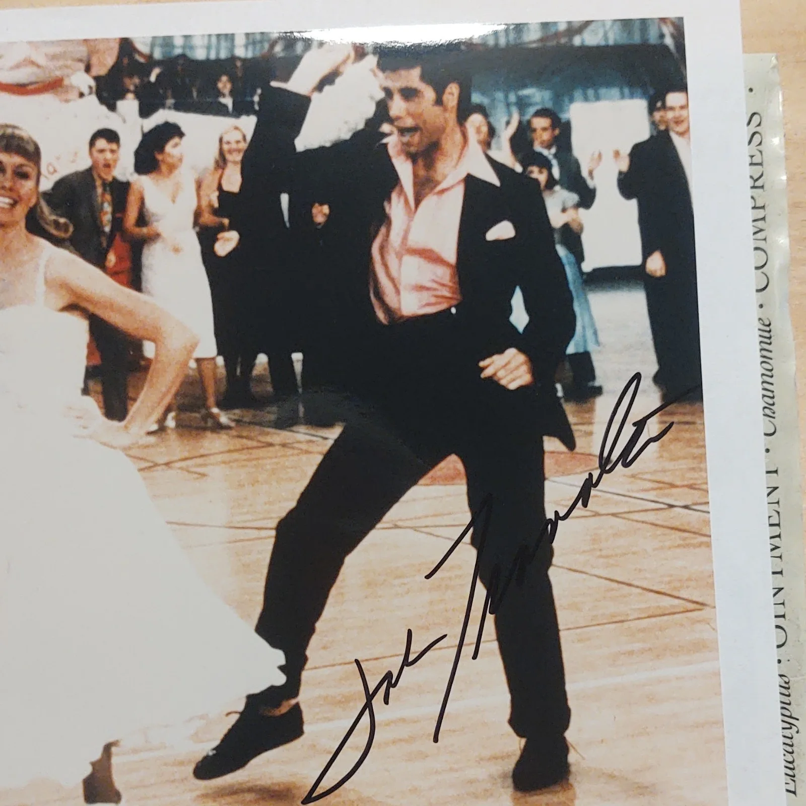 John Travolta — John Travolta Signed Dance Scene 8x10 Photo Original Autograph, image 3