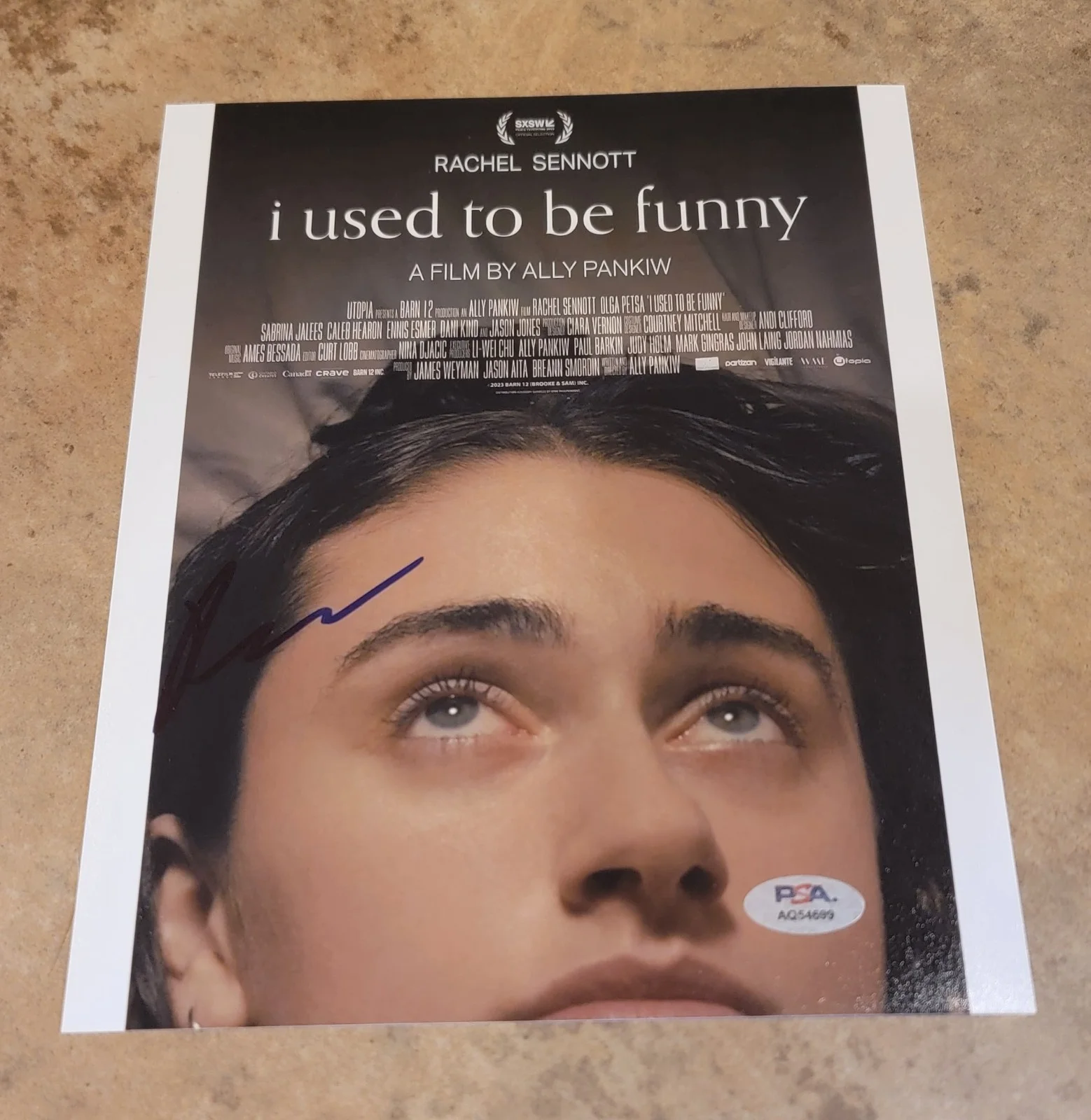 Rachel Sennott — Rachel Sennott signed 8x10 photo PSA DNA autograph I Used to be Funny poster
