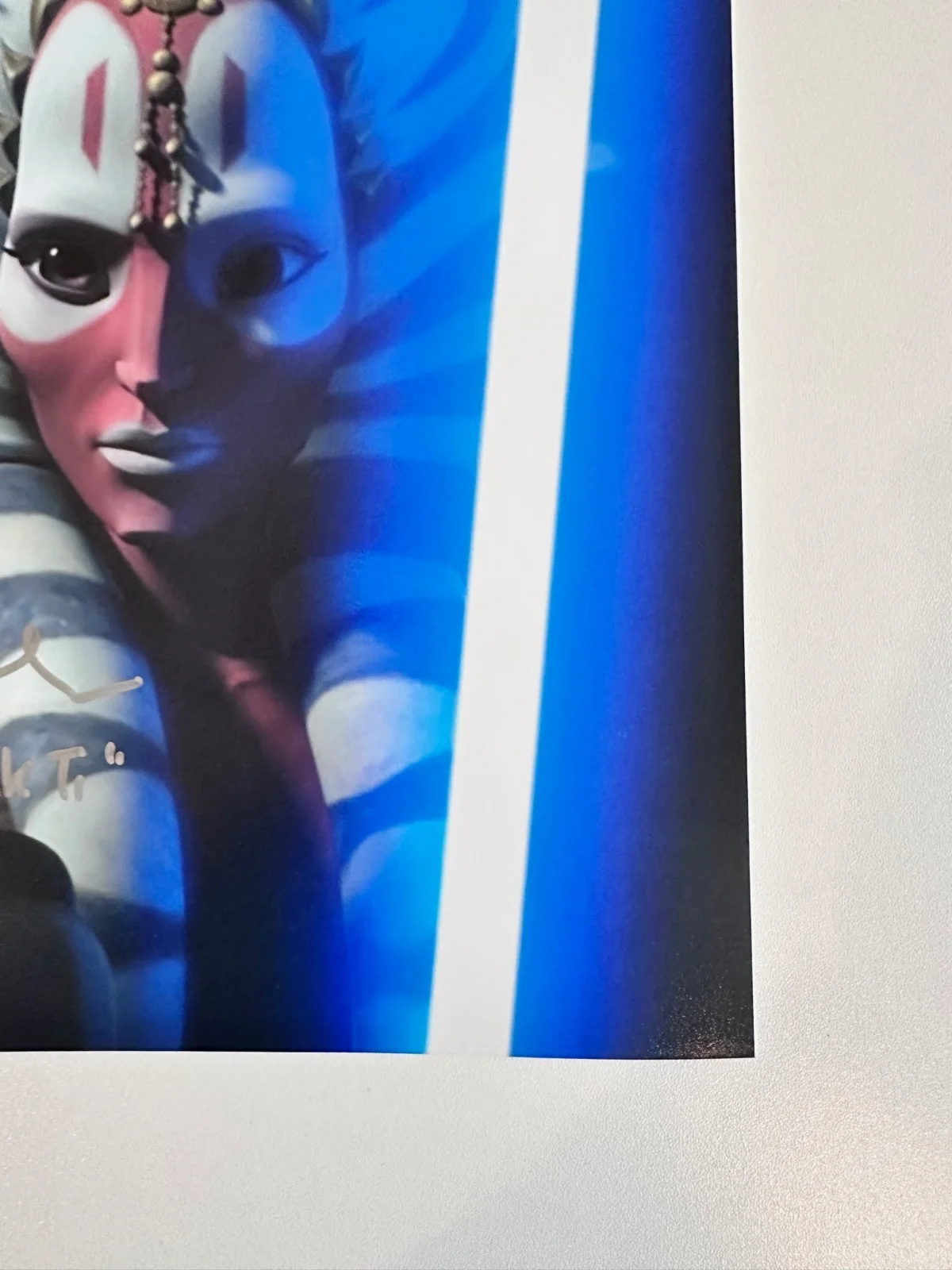 Tasia Valenza — Tasia Valenza Signed 8x10 Star Wars: The Clone Wars Jedi Shaak Ti Autograph, image 3