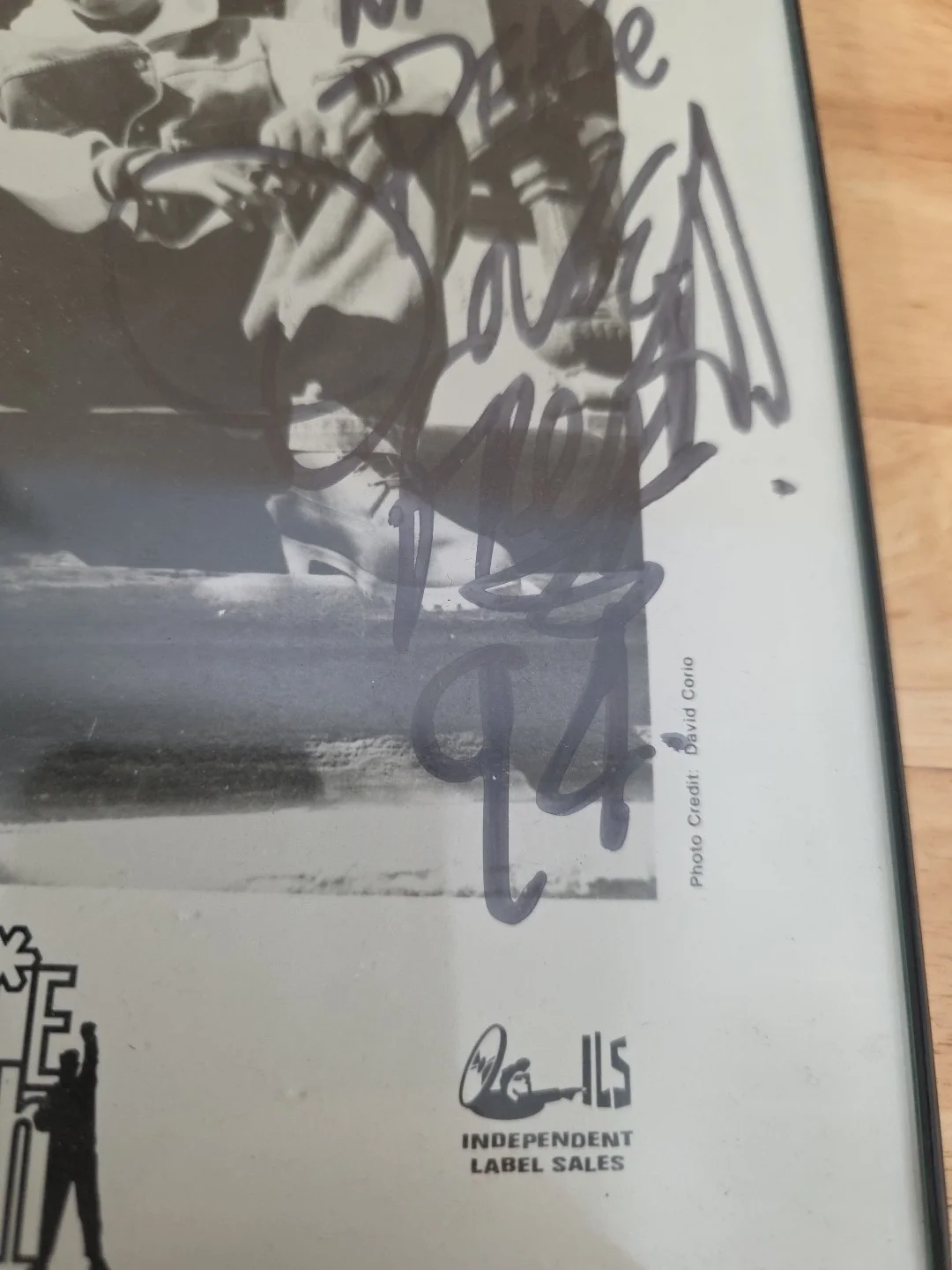 Vintage Dougie Fresh Signed Photo GEE STREET Framed Hip Hop Rap, изображение 3
