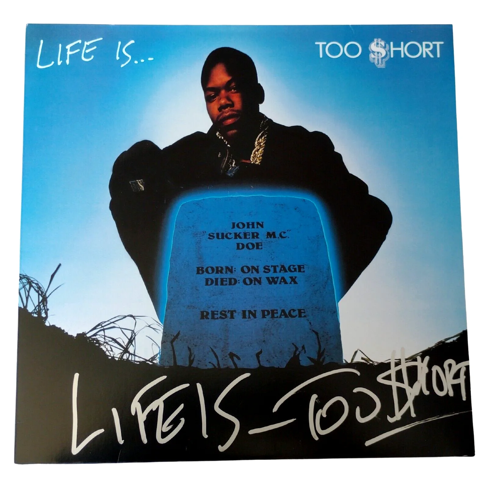 Too Shortt — Too Short Signed Life Is Too Short Vinyl Beckett COA Hip Hop Memorabilia Auto, image 3