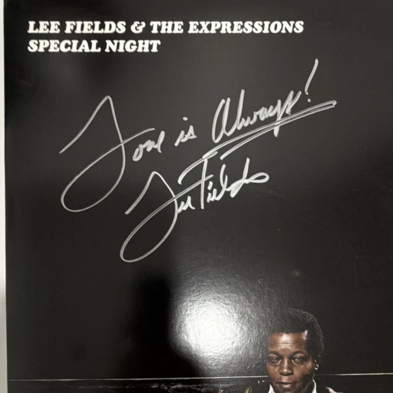 Lee Fields Special Night Signed Vinyl Record Original *Love is Always*, image 2