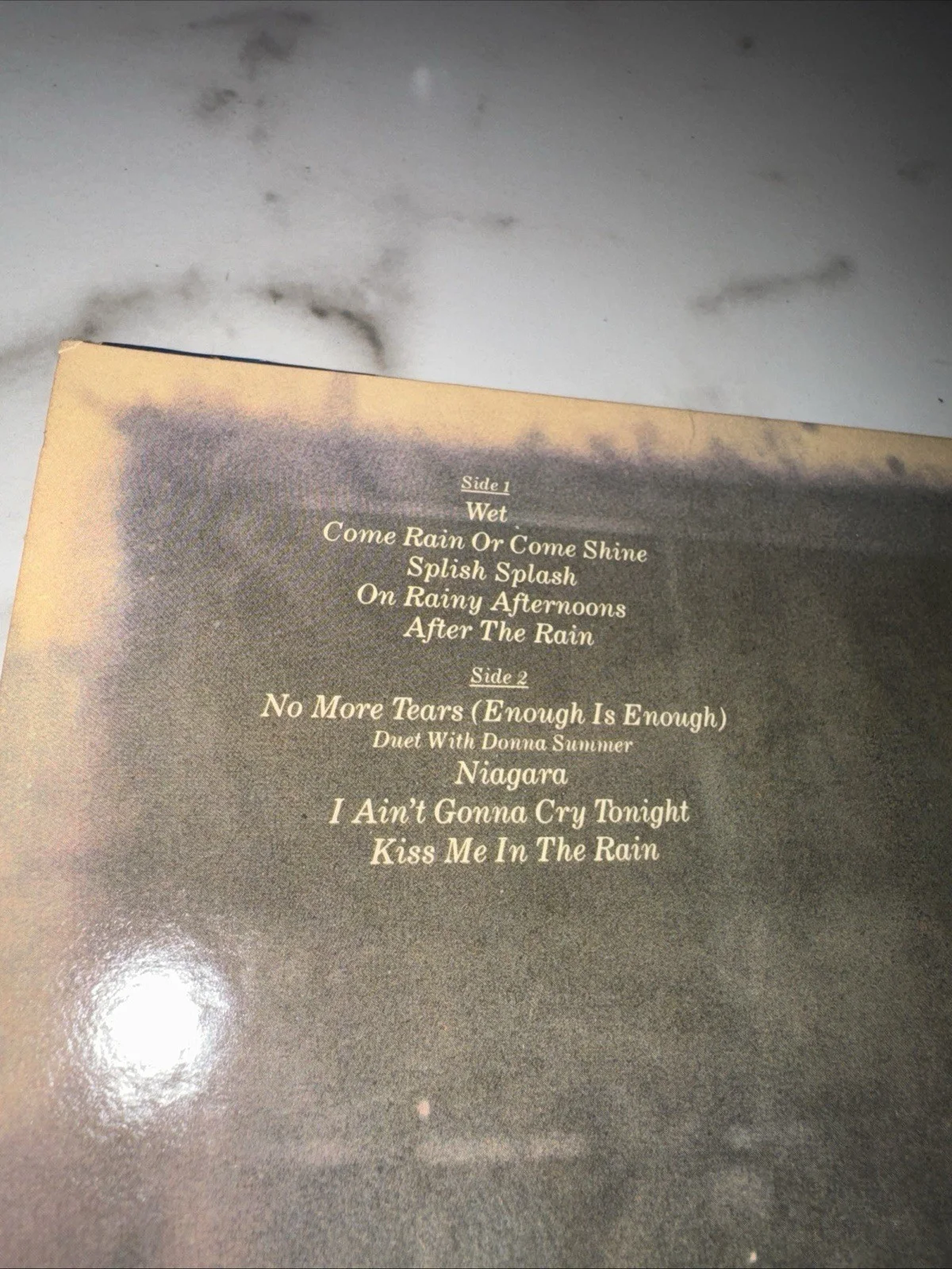 BARBRA STREISAND WET VINYL RECORD ALBUM, image 3