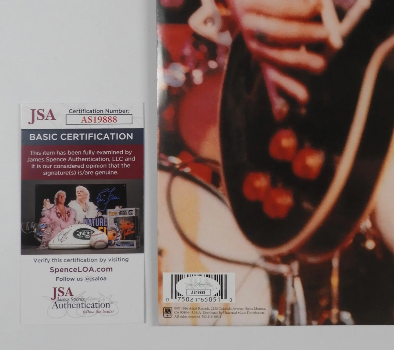 Peter Frampton JSA Signed Autograph Record Album Frampton Comes Alive, image 3