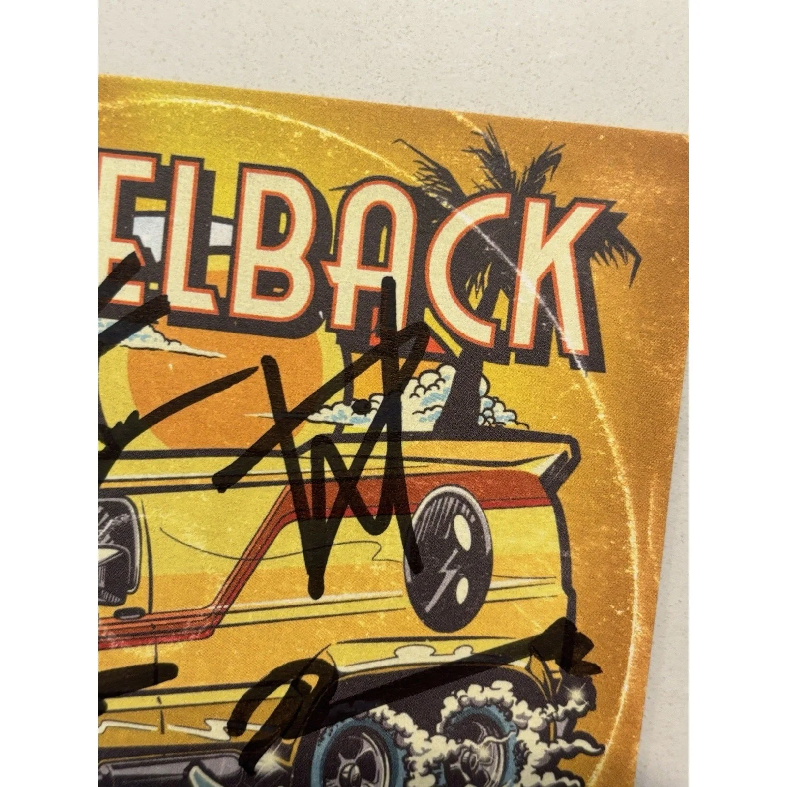 NICKELBACK Get Rollin CD Signed Card FULL BAND Insert Autograph ACOA #14, image 5