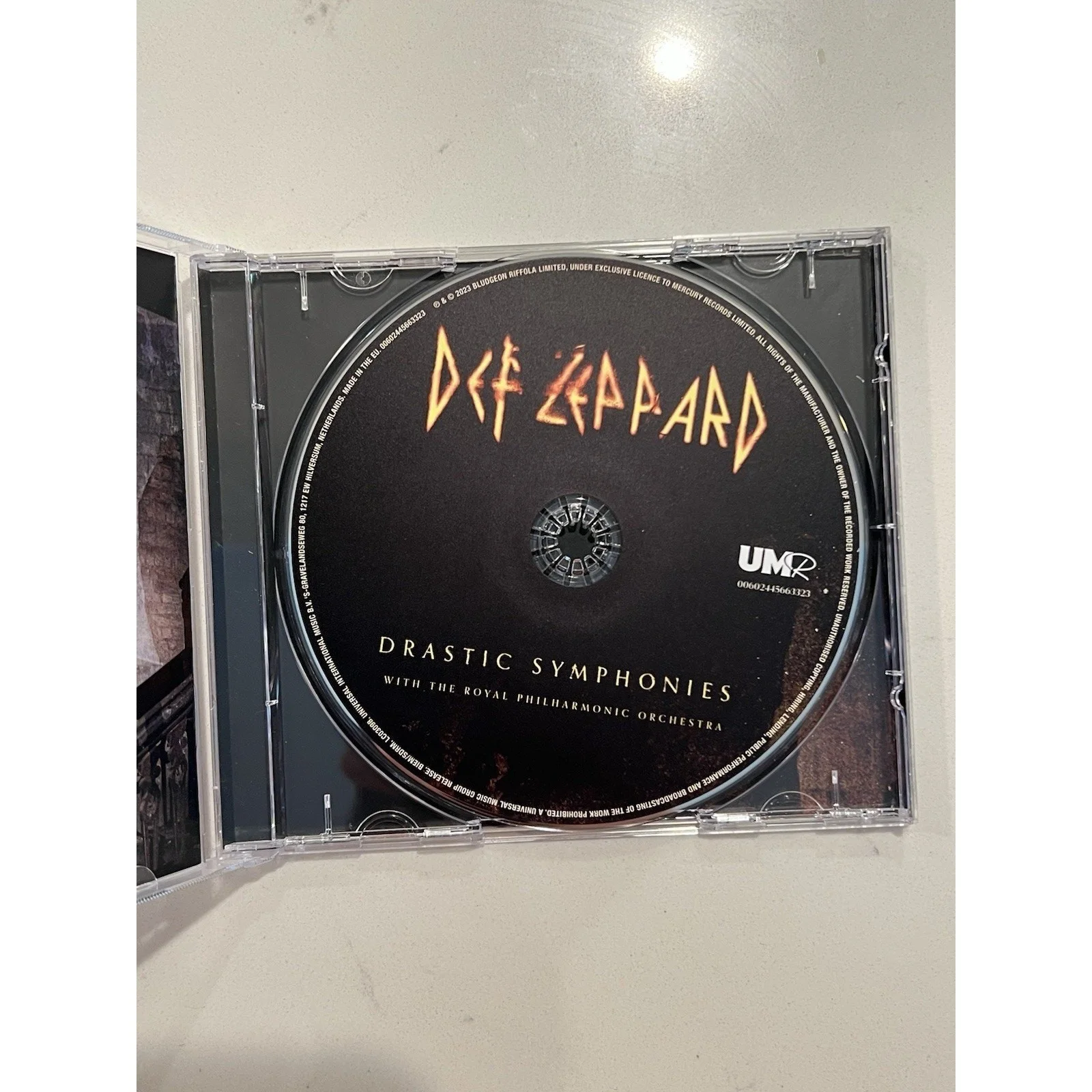Def Leppard SIGNED Drastic Symphonies CD Autographed ACOA Authenticated #8, image 3