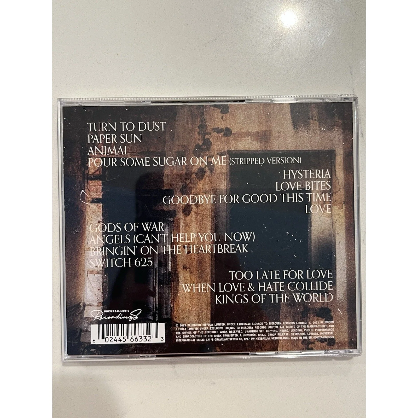 Def Leppard SIGNED Drastic Symphonies CD Autographed ACOA Authenticated #8, image 4