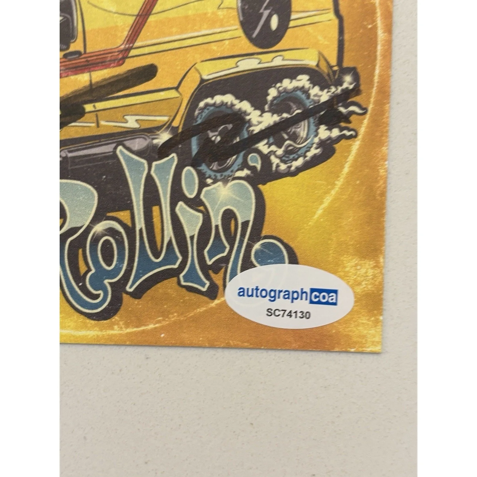 NICKELBACK Get Rollin CD Signed Card FULL BAND Insert Autograph ACOA #12, image 4