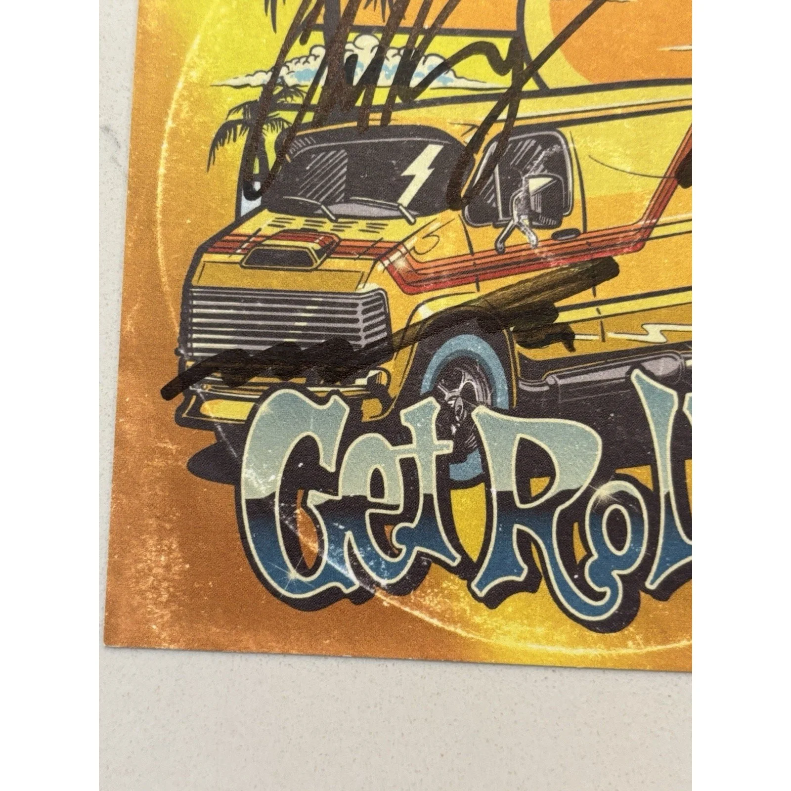 NICKELBACK Get Rollin CD Signed Card FULL BAND Insert Autograph ACOA #13, image 5
