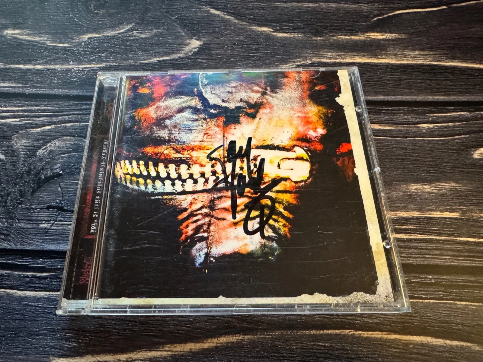 SLIPKNOT Album cd "Vol. 3" SIGNED BY JOEY JORDISON - Autograph, image 2