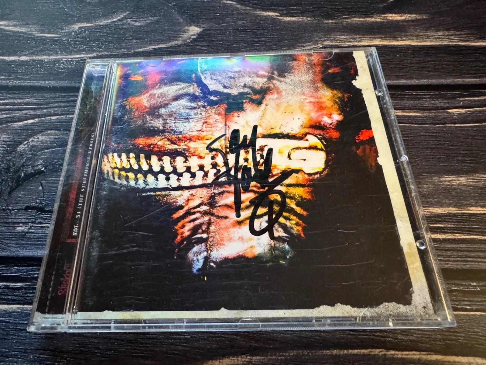 SLIPKNOT Album cd "Vol. 3" SIGNED BY JOEY JORDISON - Autograph, image 3